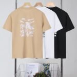 2025 North Face summer new model with exquisite prints of mountains and sky on the back