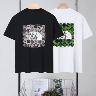 2025 North Face summer new back brand conceptual print