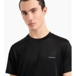 Emporio Armani Men's Black Crewneck T-Shirt 8N1TD8 1JUVZ