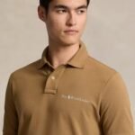 Polo Ralph Lauren CLASSIC FIT LOGO MESH POLO SHIRT - Polo shirt - rustic tan