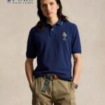 Polo Ralph Lauren Classic-Fit Varsity Bear Mesh Short-Sleeve Polo Shirt