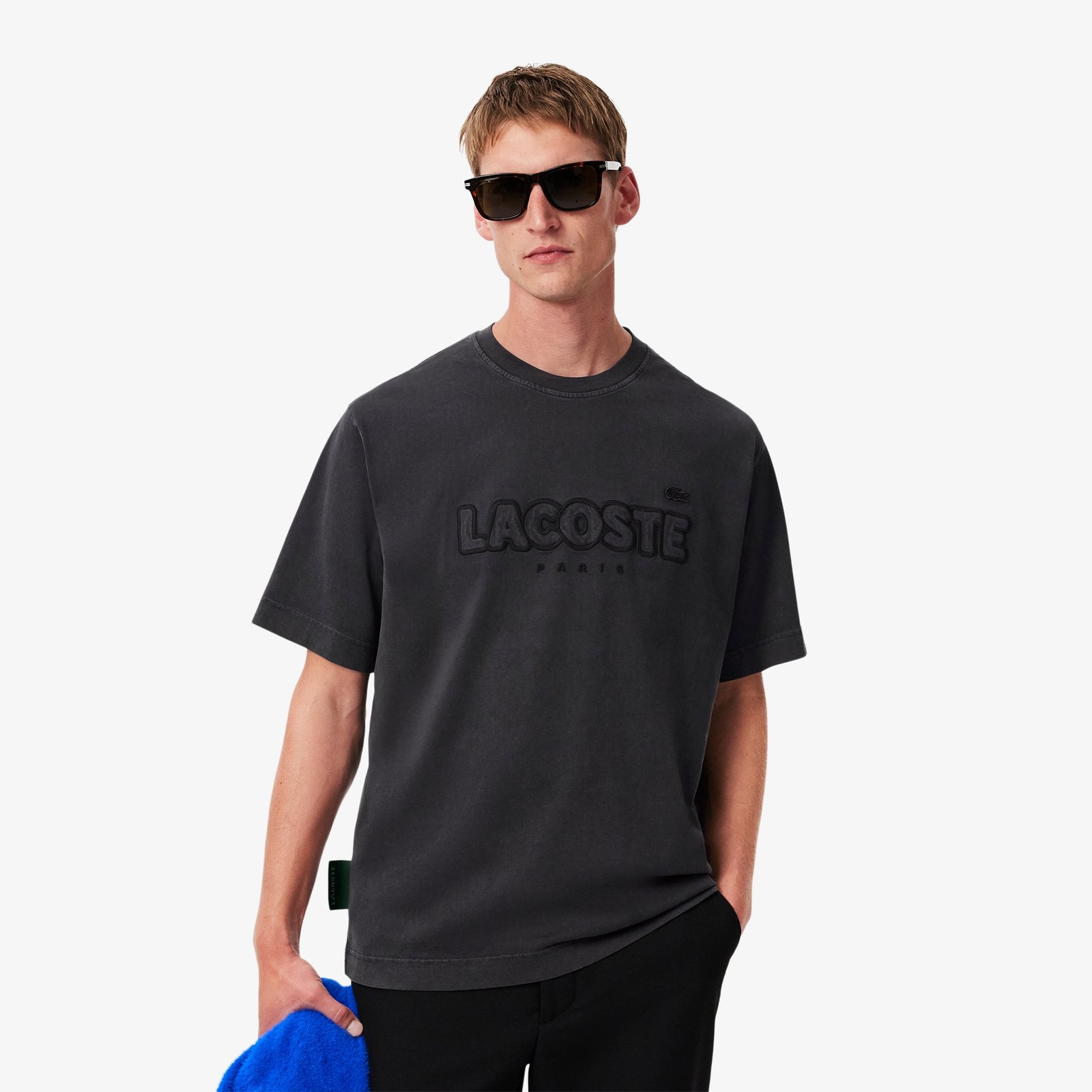 Loose Fit Heavy Cotton T-Shirt- Lacoste
