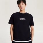 TOMMY HILFIGER Archive Track Logo Crew Neck T-Shirt