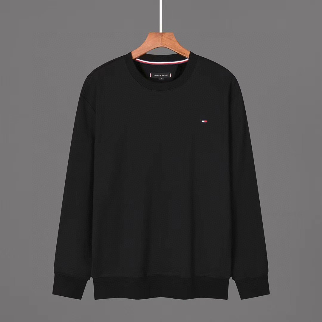 Tommy-Hilfiger-Fleece Crew Neck Sweatshirt