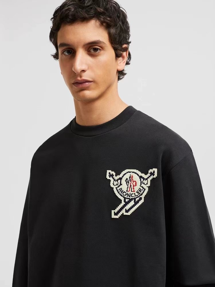 Moncler Ski Patch Cotton Sweatshirt