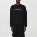 Armani Modal-blend sweatshirt with logo print