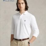 Mesh Long-Sleeve Polo Shirt - All Fits | Ralph Lauren