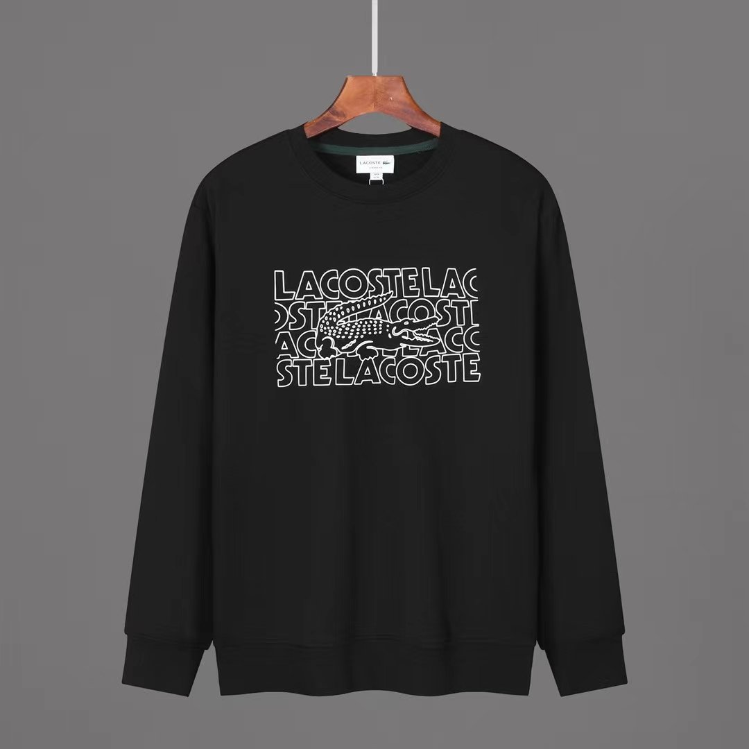 Lacoste logo-print Cotton T-shirt | Black | FARFETCH BN