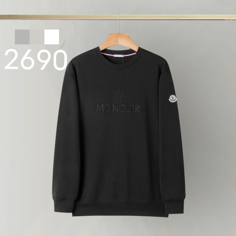 13390670608697208 Moncler flocked-logo cotton sweatshirt