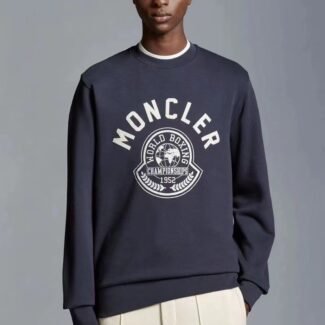 Moncler Logo cotton-blend fleece sweatshirt