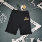 EVISU men's printed cotton shorts