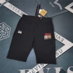 EVISU men’s printed cotton shorts