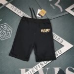 EVISU men’s printed cotton shorts