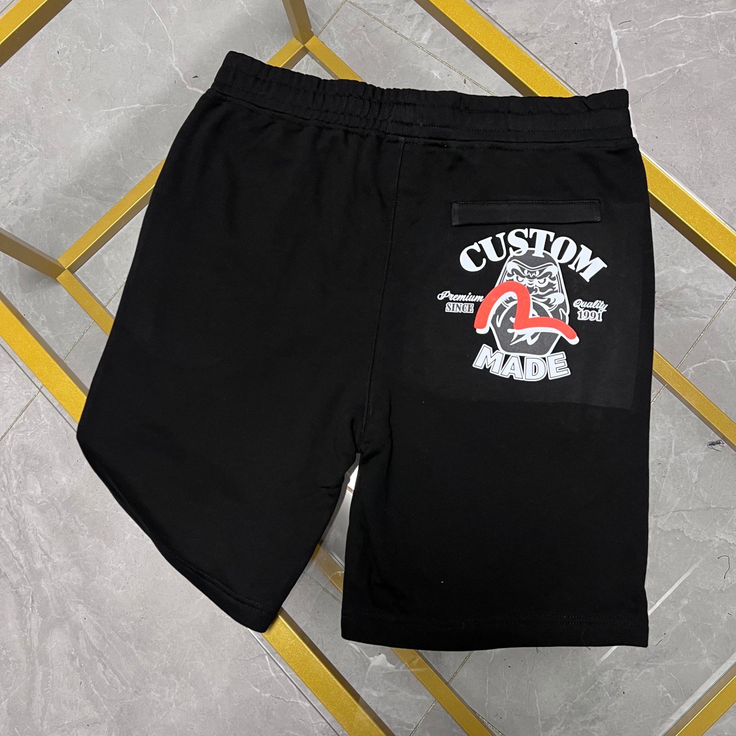 13391418464451714 Evisu Fushen new men's color matching seagull tumbler print