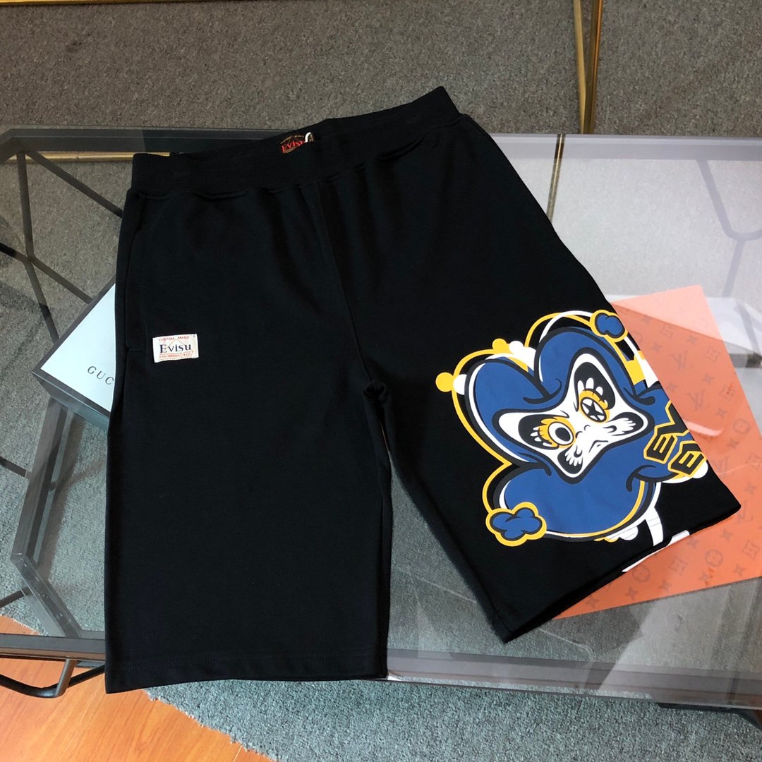 13391419696896410 EVISU Fukushin 2025 Spring/Summer New Men's Daruma Logo Print