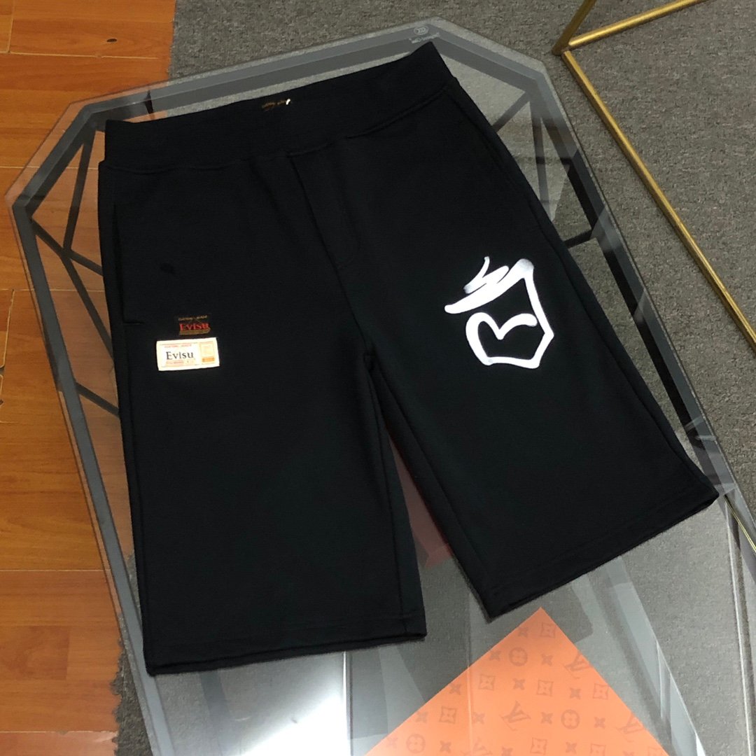 13391419941119170 Evisu Fushen 2025 new men's hook seagull pocket and logo graffiti print