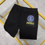2025 New Early Spring Evisu Fushen New Men's Blue Family Flower and Letter Print