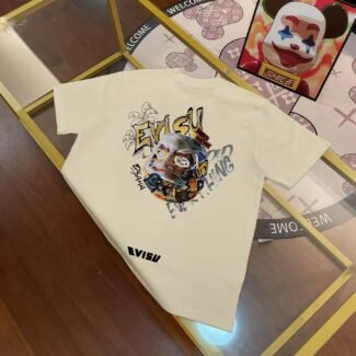 Evisu 2025 Spring New Arrivals Men's Graffiti Daruma Print