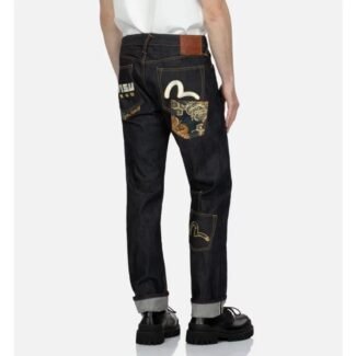 EVISU Jeans Men Denim Blue - Cheap Rcj Jordan Outlet