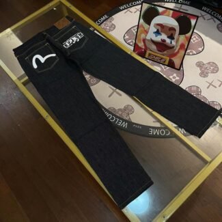 Evisu Fukushin jeans 2024 new men's house flower seagull print straight pants