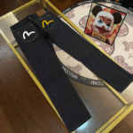 Evisu Fukushin jeans 2024 new men's house flower seagull print straight pants