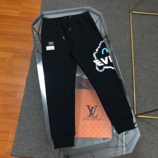 Evisu Fushen Men's Sideline Buddha Head Printed Sweatpants