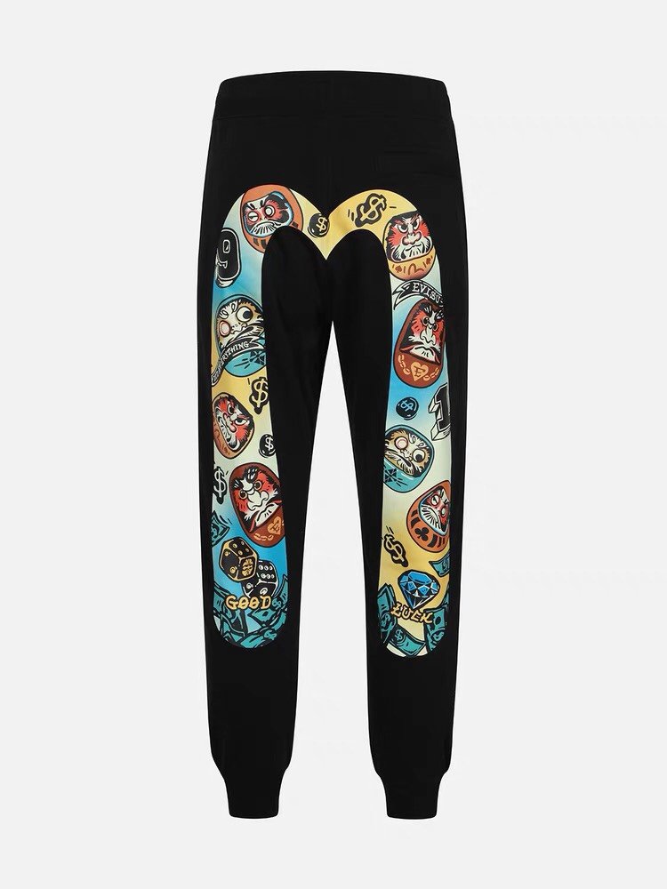 EVISU Fukushin Men's Colorful Large M Print