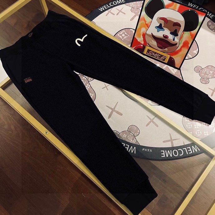 EVISU Fukushin 2024 Winter New Products Men's Buddha Head and Logo Printing