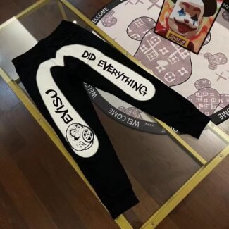 EVISU Fukushin 2024 Winter New Products Men's Buddha Head and Logo Printing