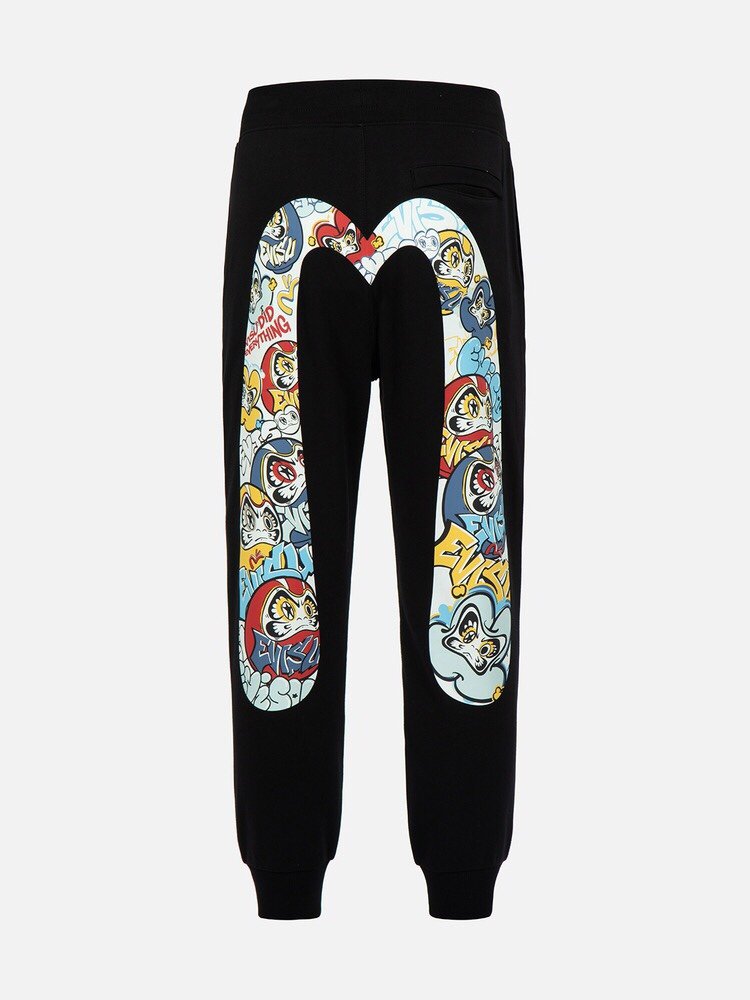 EVISU Fukushin 2024 Winter New Products Men's Buddha Head and Logo Printing