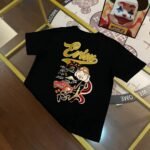 Evisu 2025 Spring New Men's Buddha Head Seal Printed Short Sleeve T-shirt