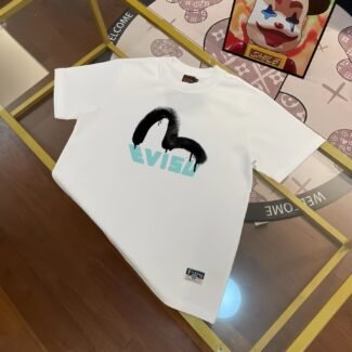 EVISU Fukushin 2025 Spring New Men's Trademark Hand-brushed Seagull Print
