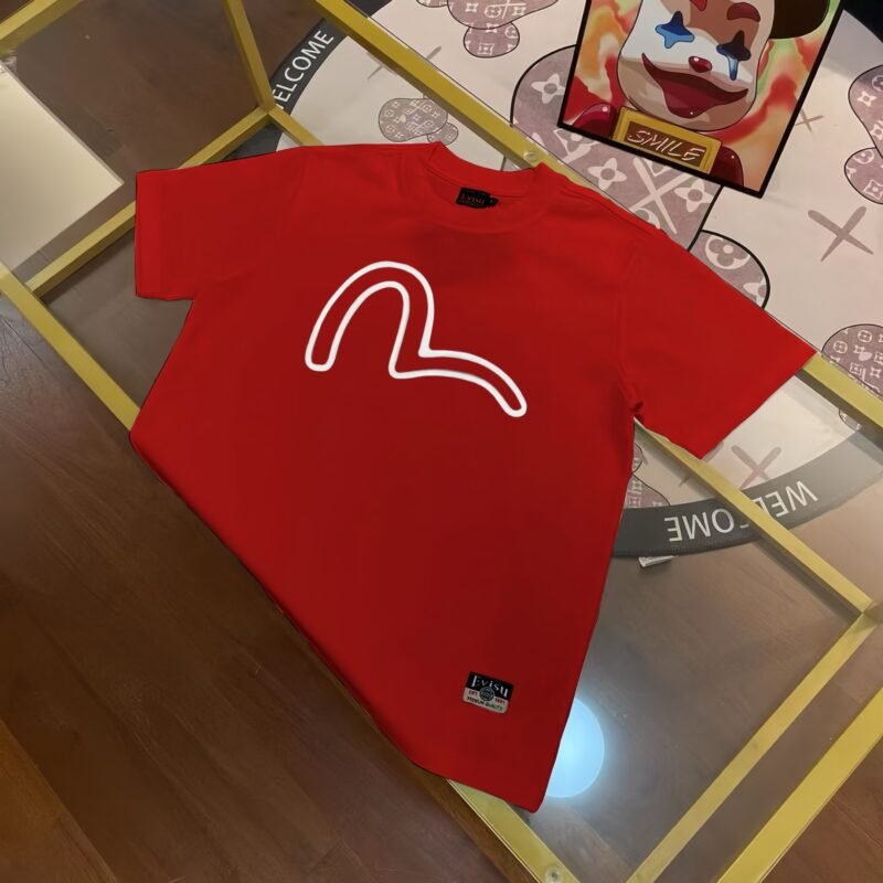 EVISU Fukushin 2025 Spring New Men's Trademark Hand-brushed Seagull Print