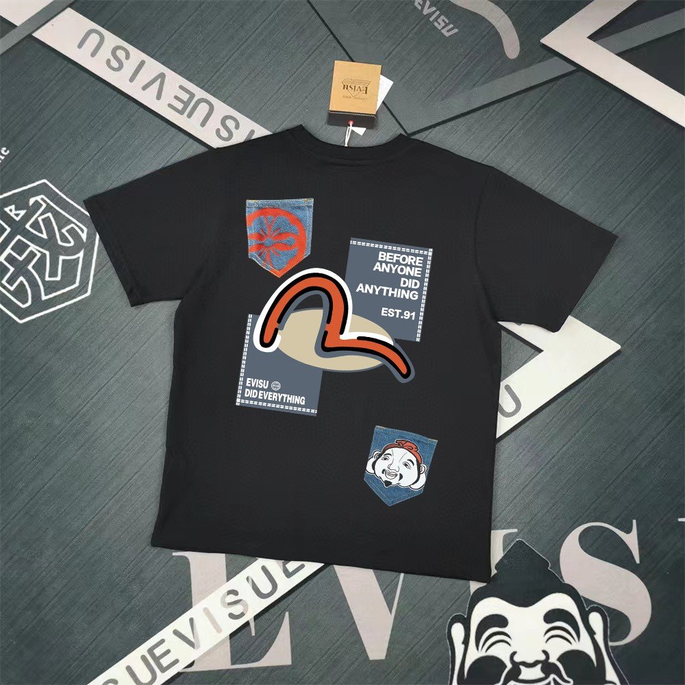 13391504931829404 Evisu Fukushin 2025 New Print T-shirt