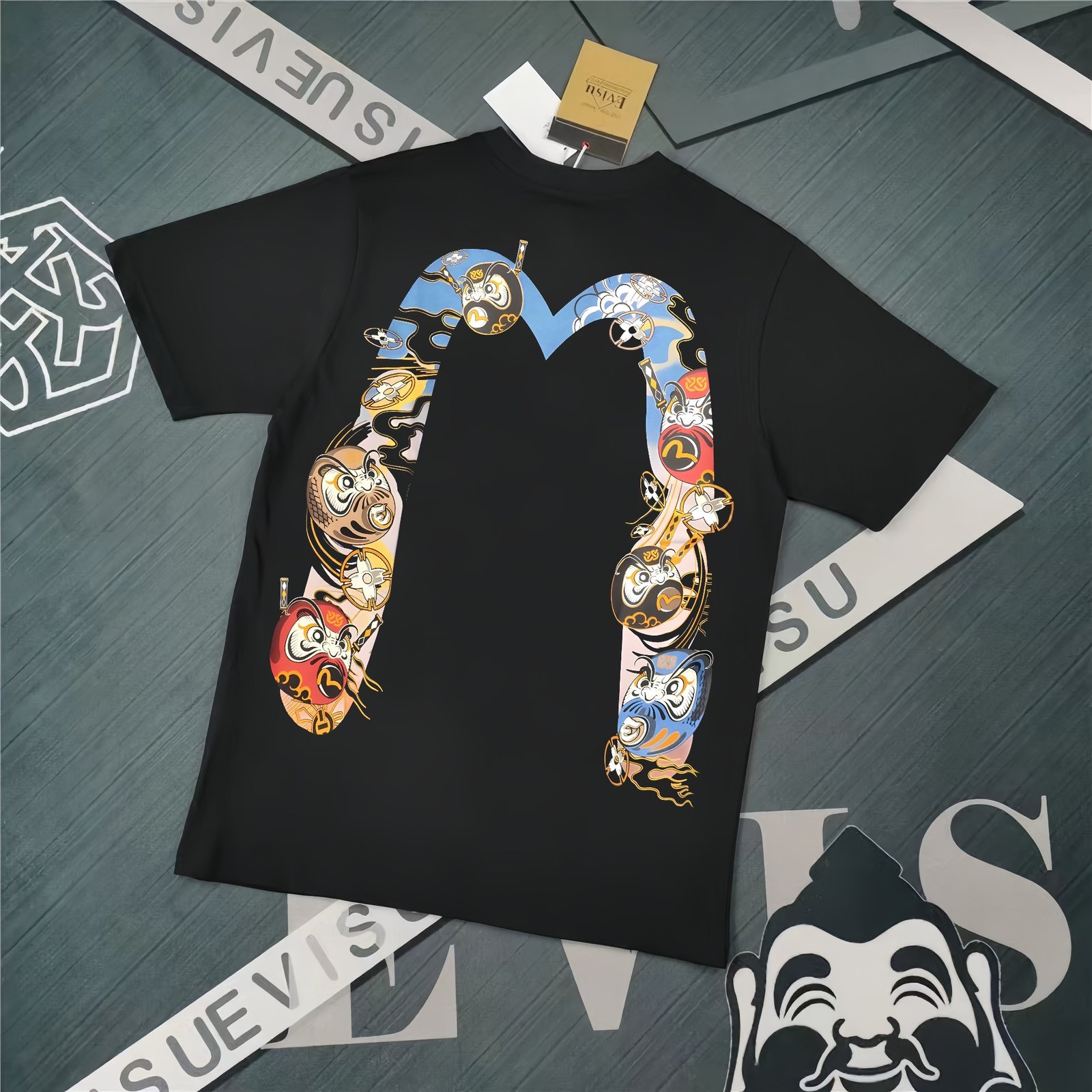 13391506204276776 Evisu Fukushin 2025 New Print T-shirt