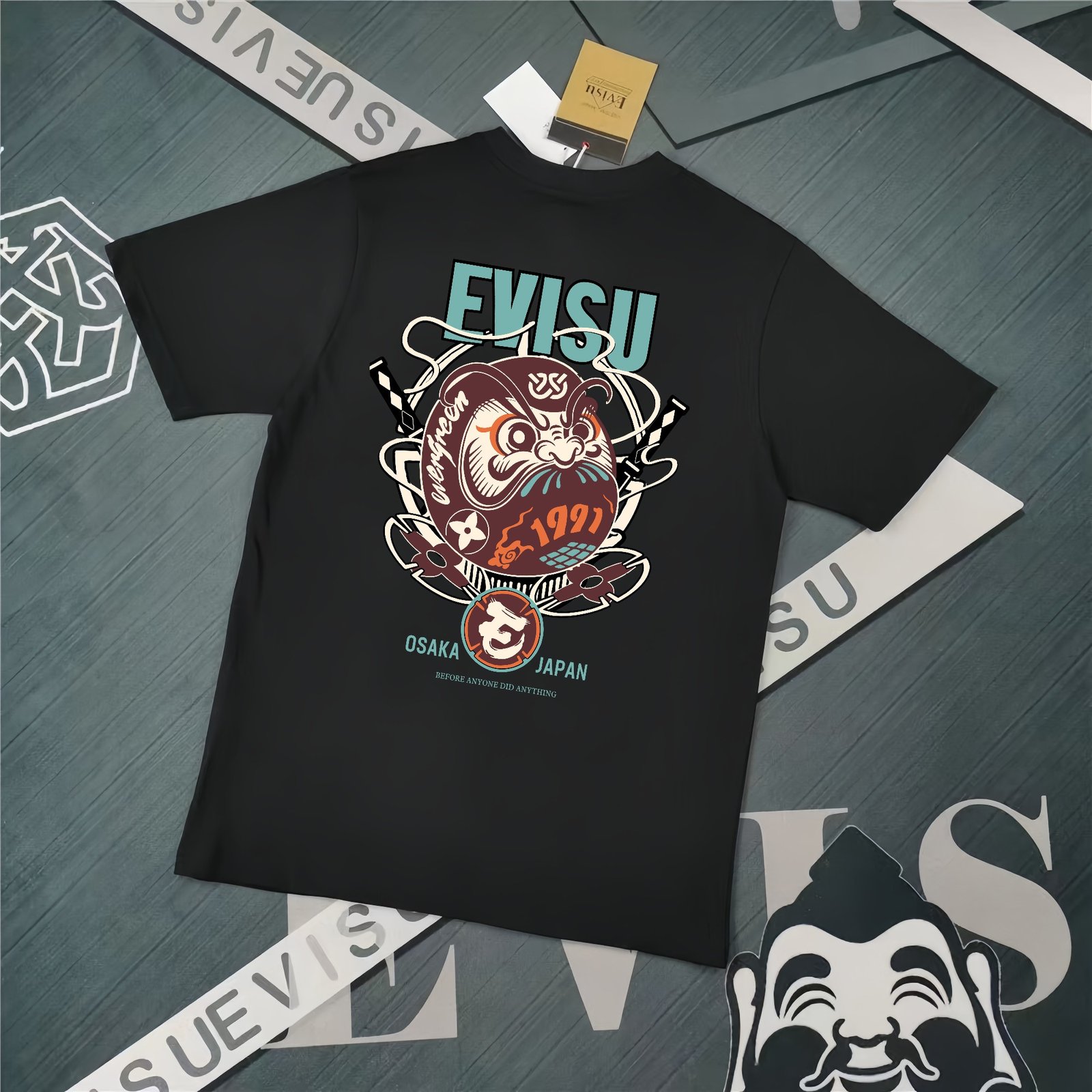 13391506981736661 Evisu Fukushin 2025 New Print T-shirt