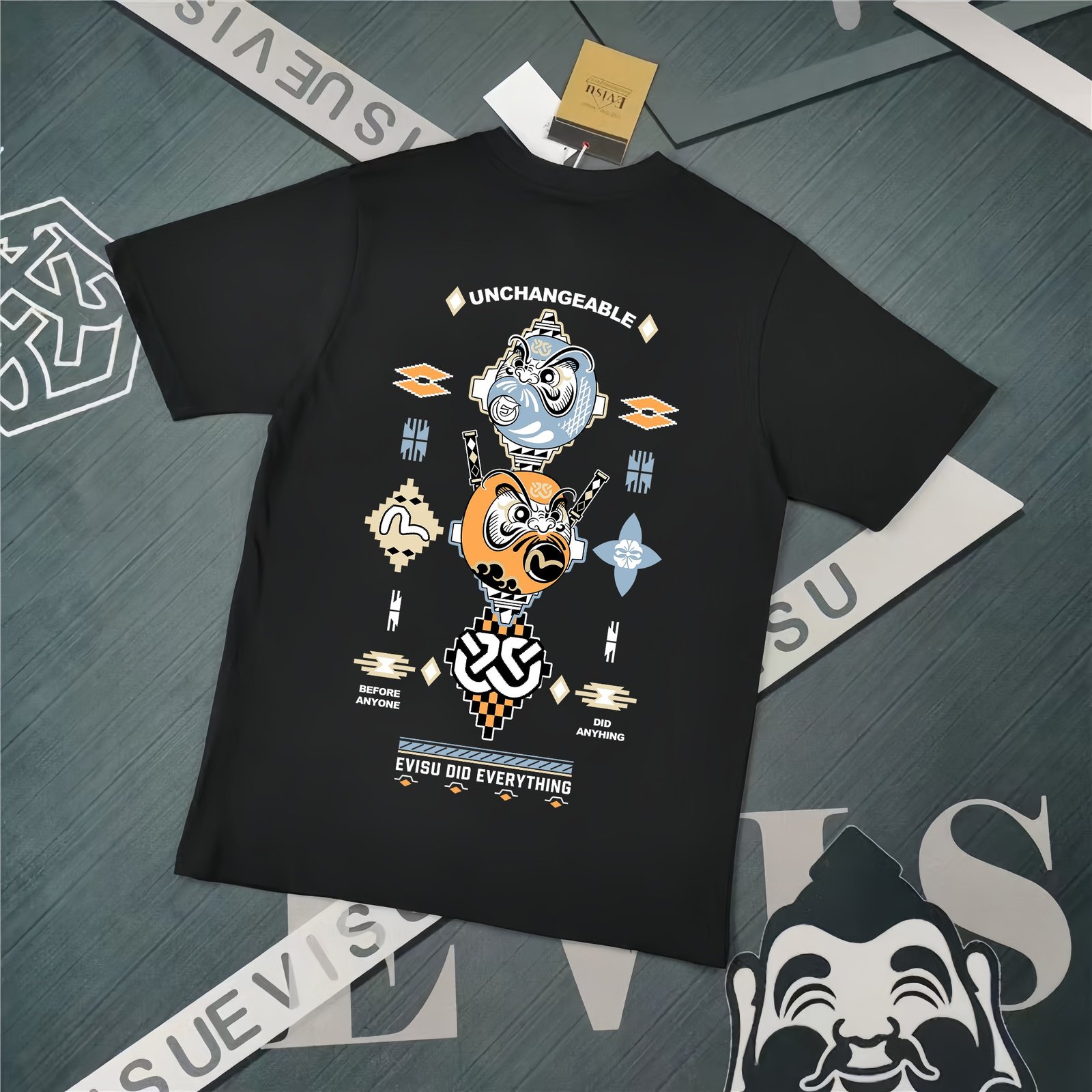 13391509589993544 Evisu Fukushin 2025 New Print T-shirt