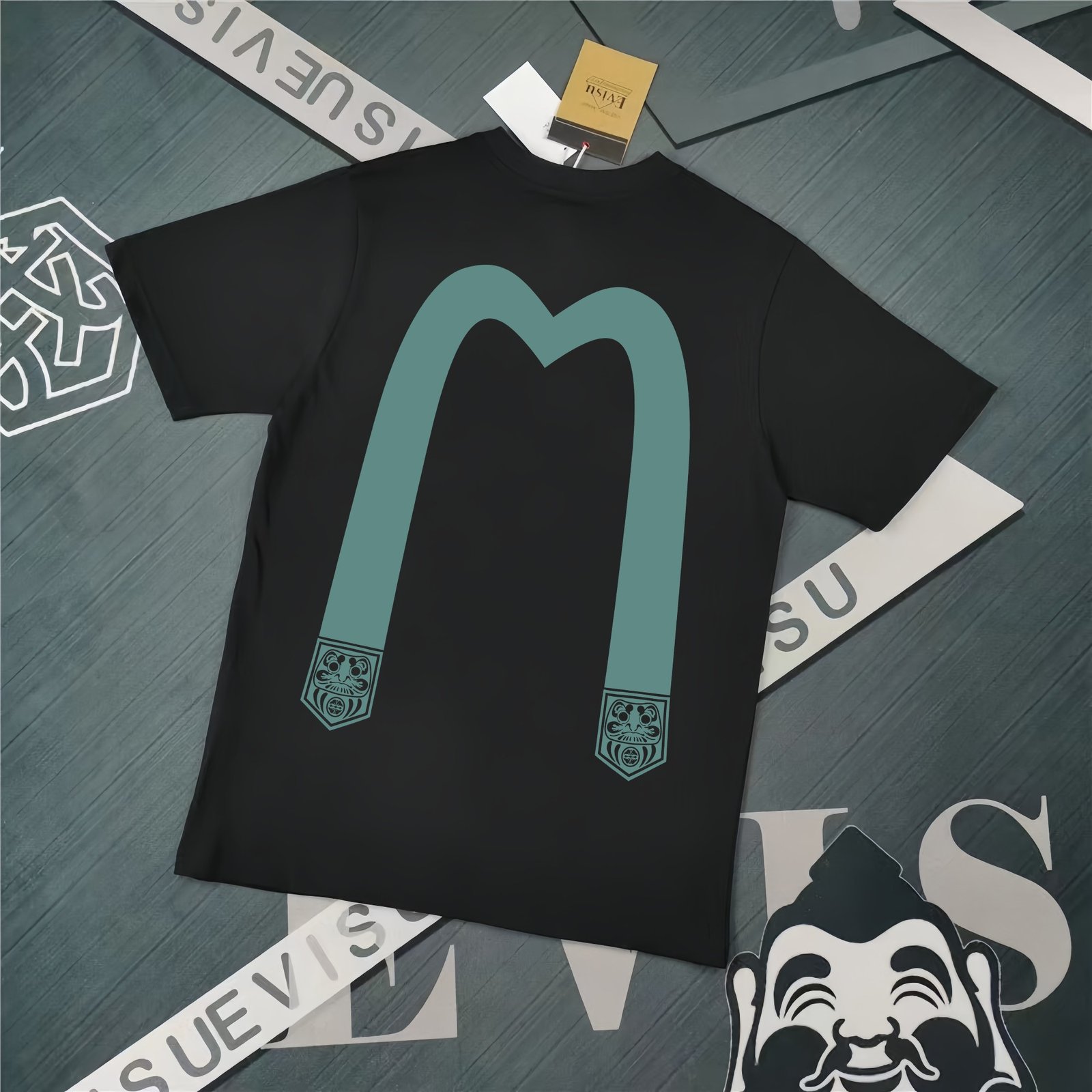 13391510234227767 Evisu Fukushin 2025 New Print T-shirt