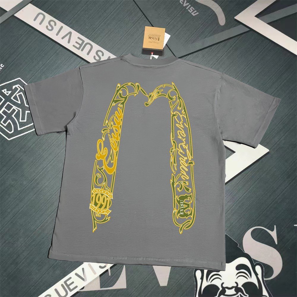 Evisu Fukushin 2025 New Printed T-shirt High Version