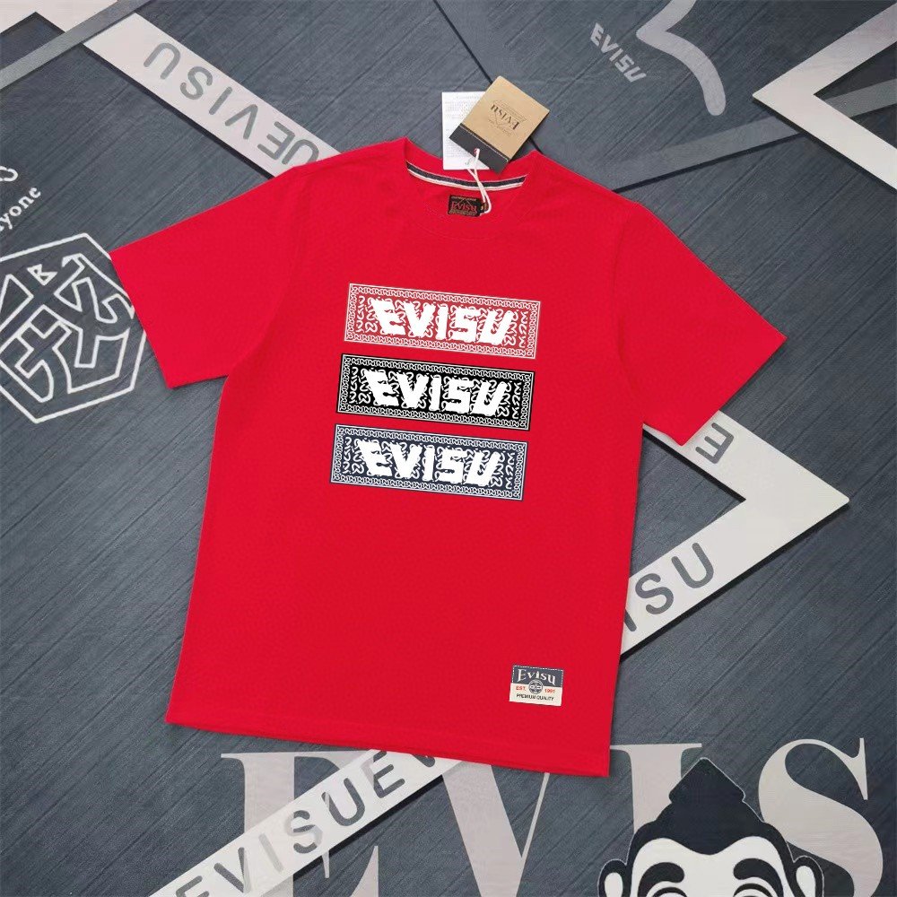 Evisu Fukushin 2025 New Printed T-shirt High Version