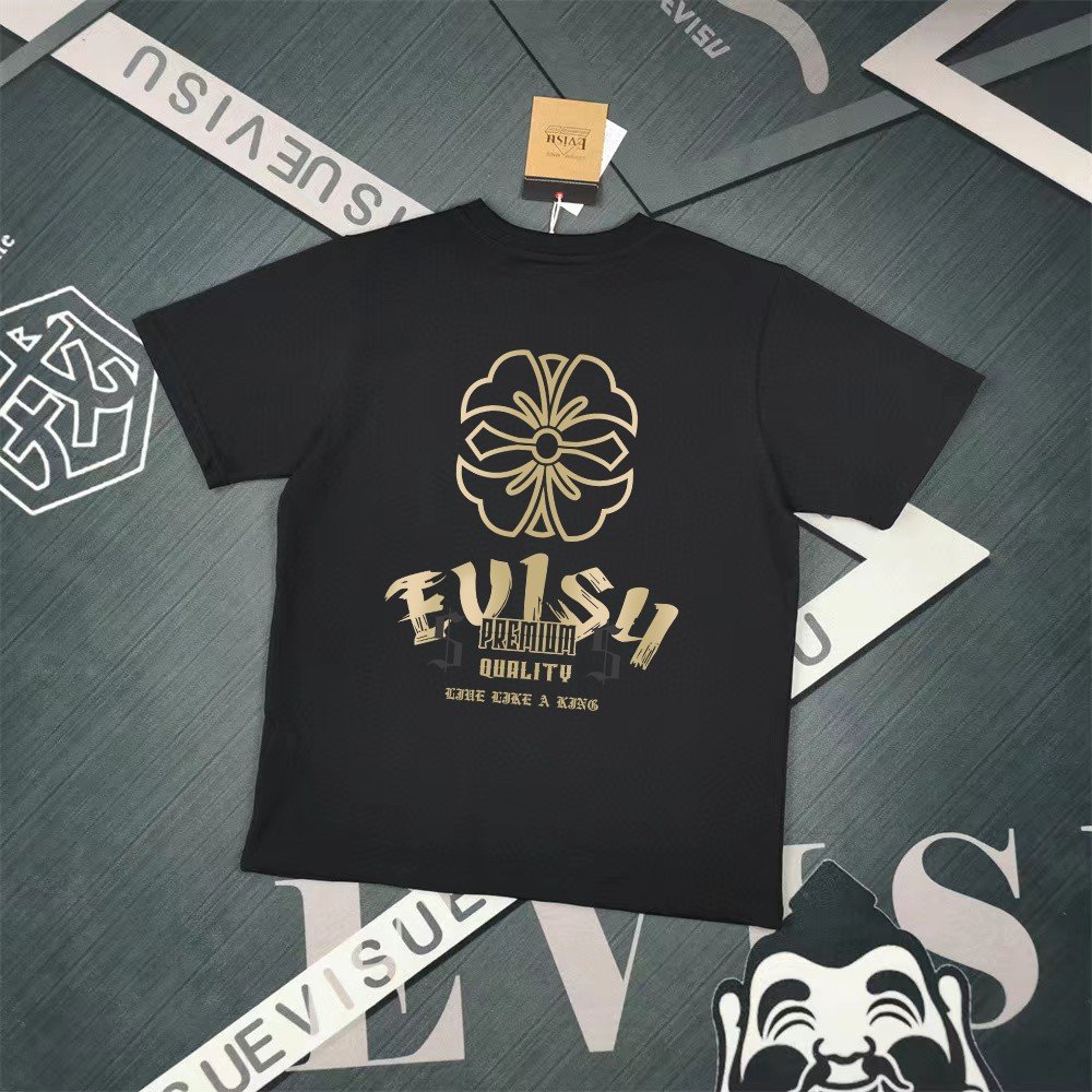13391519029234822 Evisu Fukushin 2025 New Printed T-shirt High Version