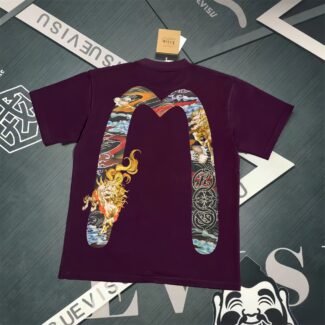 Evisu Fukushin 2025 New Printed T-shirt High Version
