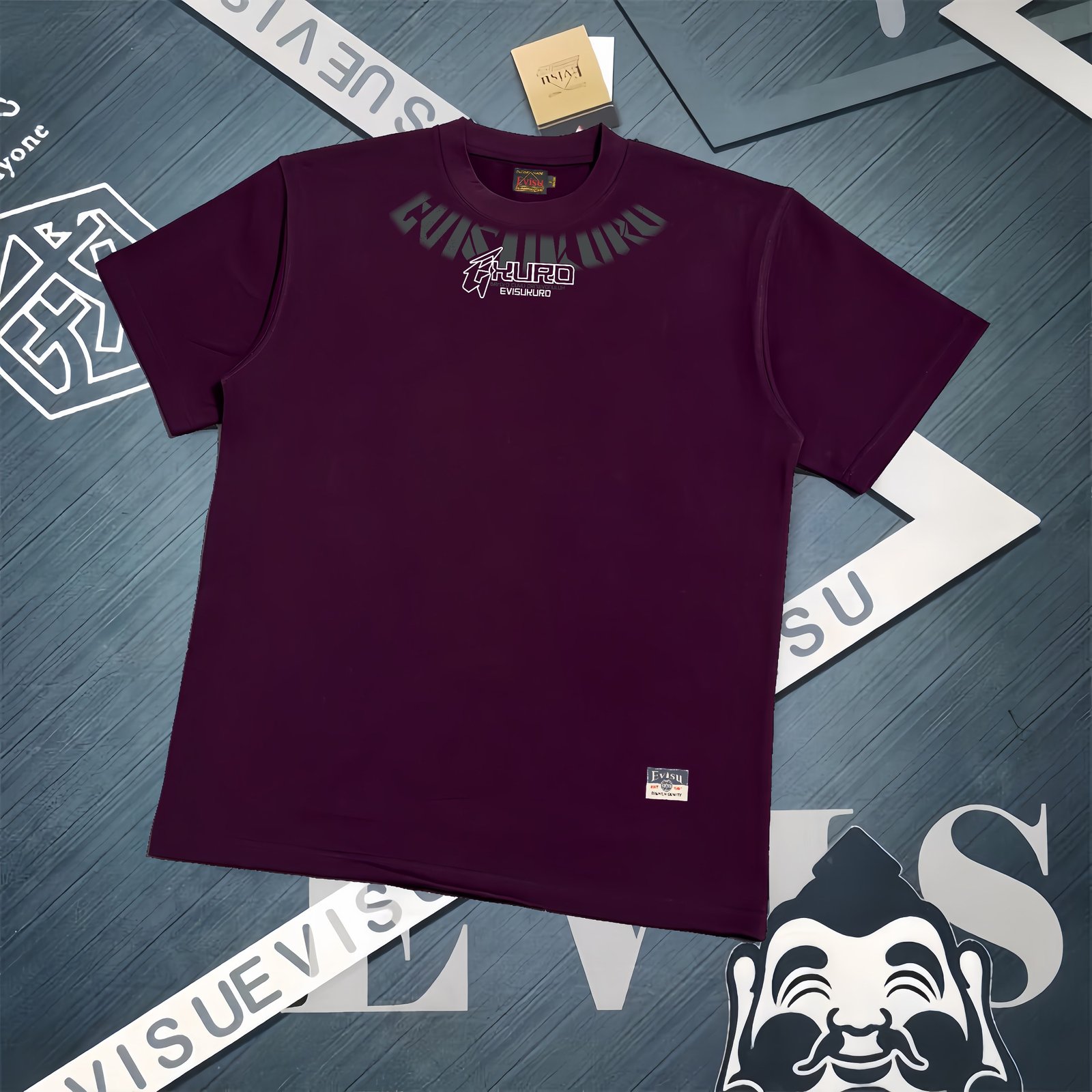 Evisu Fukushin 2025 New Printed T-shirt High Version