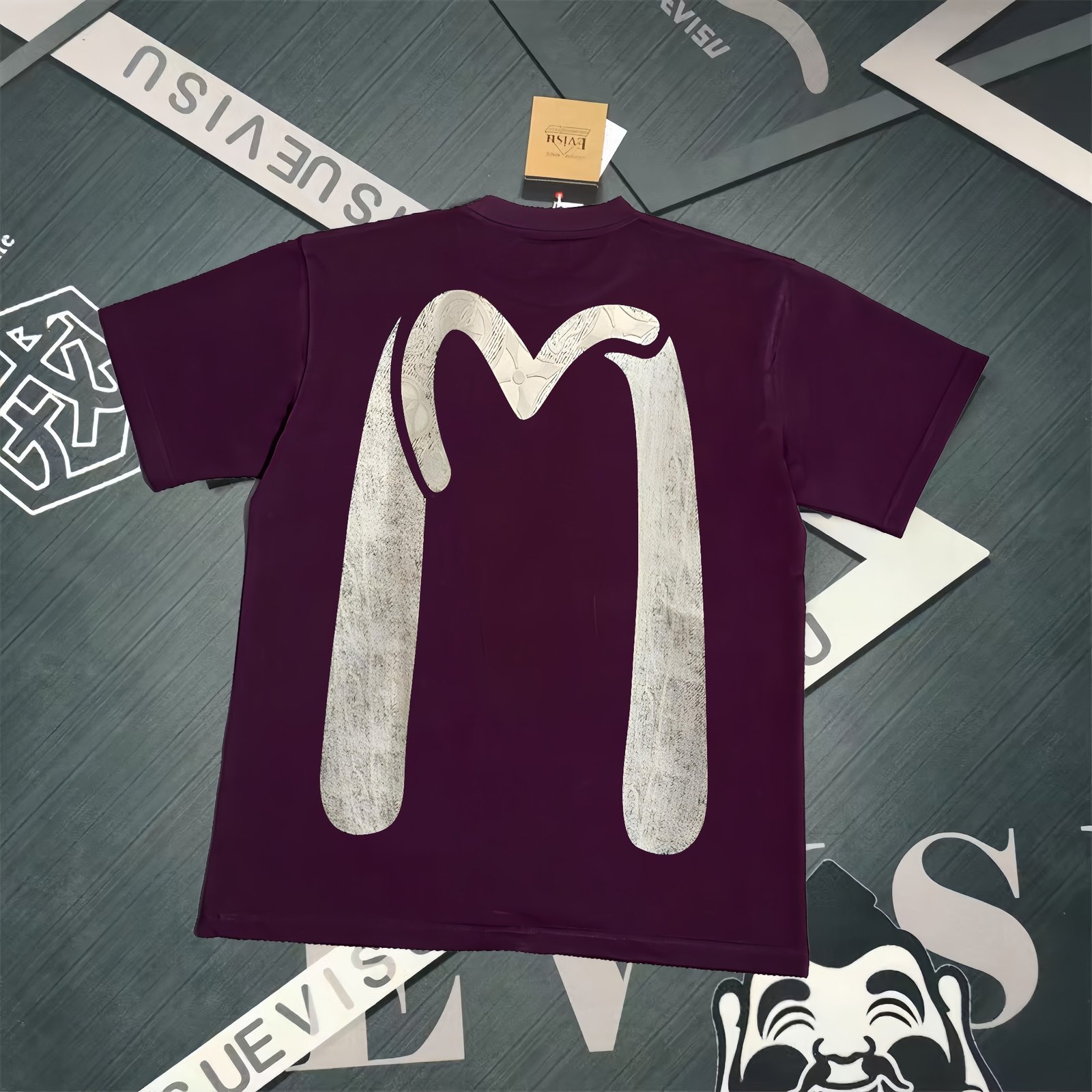 13391526856710434 Evisu Fukushin 2025 New Printed T-shirt High Version