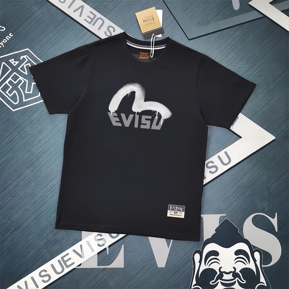 13391527801777392 Evisu Fukushin 2025 New Printed T-shirt High Version