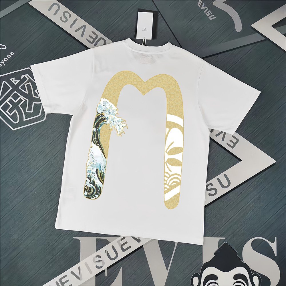 Evisu Fukushin 2025 New Printed T-shirt High Version