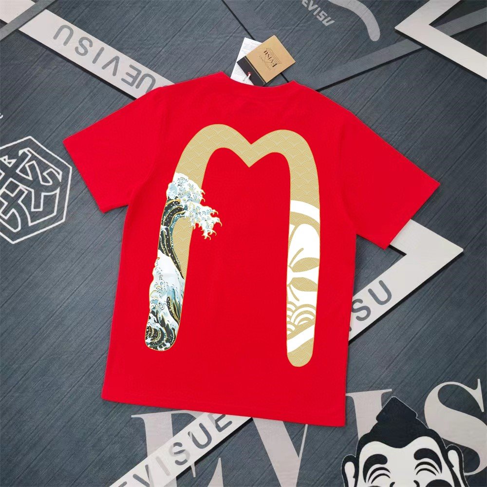 Evisu Fukushin 2025 New Printed T-shirt High Version