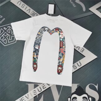 Evisu Fukushin 2025 New Printed T-shirt High Version