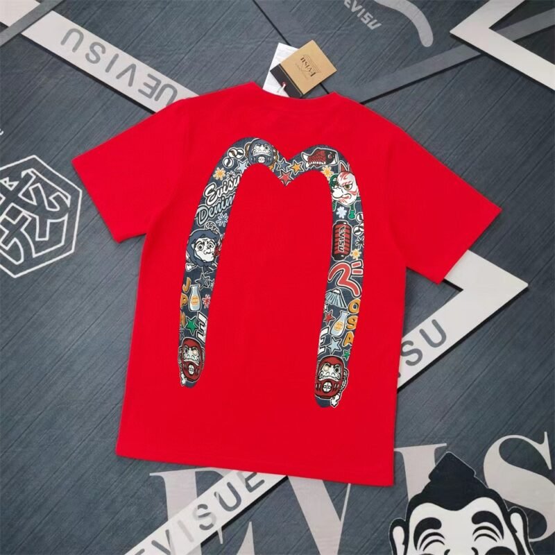 Evisu Fukushin 2025 New Printed T-shirt High Version