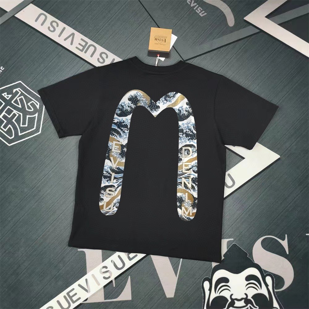 Evisu Fukushin 2025 New Printed T-shirt High Version